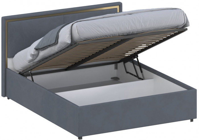 Кровать 120 с подъемным механизмом КРП-431-М-12, Микровелюр-87