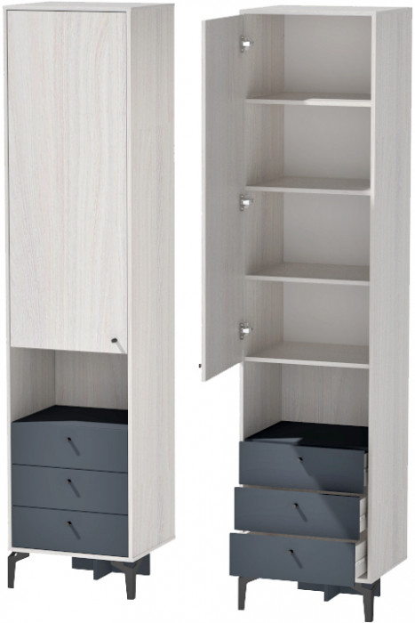 Лион Пенал П-1 - Ясень Анкор Св.\Графит