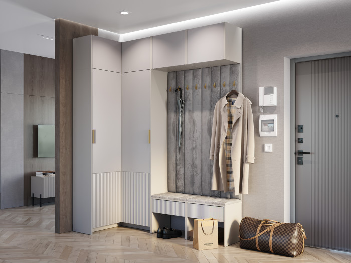 Шкаф угловой "Пандора" ШКУ-07, Кашемир/Айриш MF03