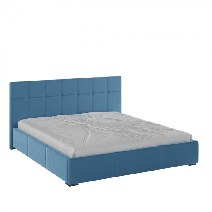 Рио Кровать интерьерная 180 светло-голубой квадрат, ПМ