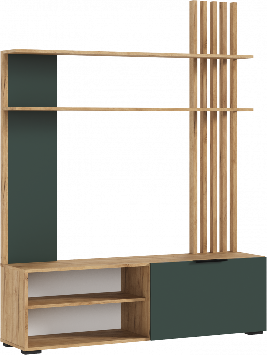 Гостиная Роджинамиф, Дуб крафт/Изумрудный