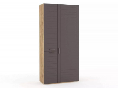 НМ 013.36 Шкаф для одежды Livorno /дуб бунратти / софт графит