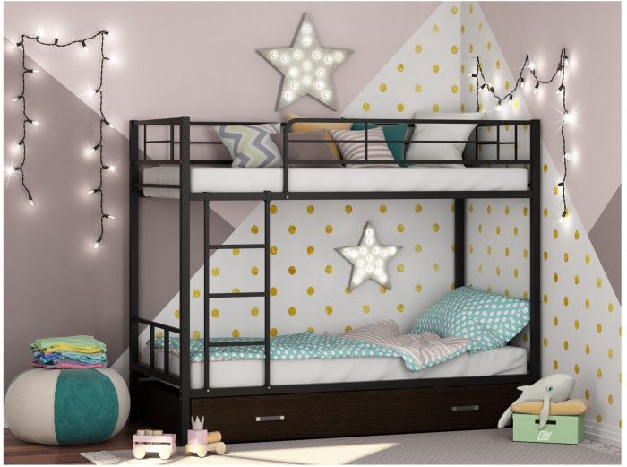 Двухъярусная кровать Севилья 2Я (Коричневый, Венге)