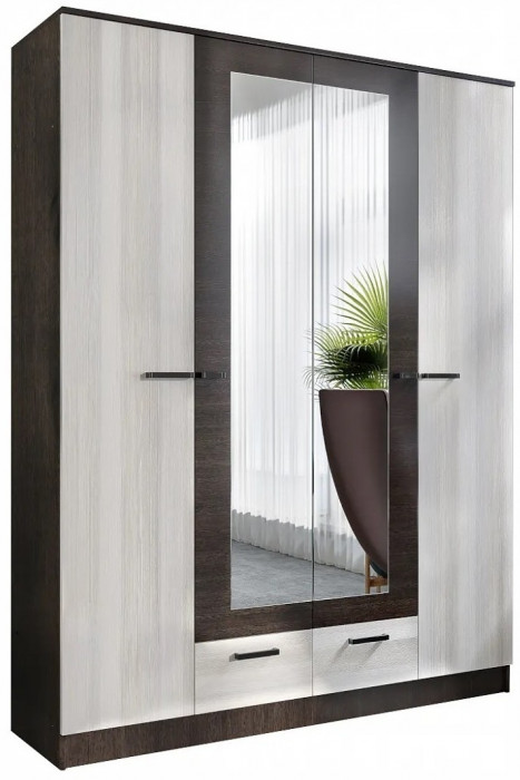 Адель Шкаф 1,6 платяной, Венге/лоредо