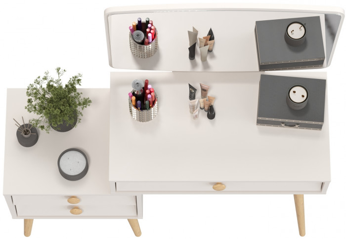 Афина Спальня 4-25901М1к.с. Трюмо, кашемир серый