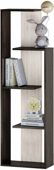 Стеллаж Бейсик 1 венге/лоредо