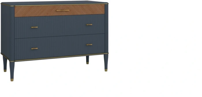 Модульная спальня "Тиволи" из массива дуба - Серый антрацит (лак)