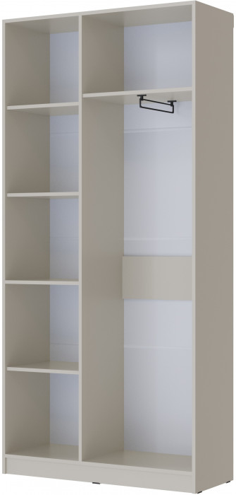 Шкаф 2-х створчатый Апполия, Кашемир/Сантьяго софт