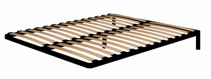 Кровать с ортопедическим основанием (металл) Айрис 307 Люкс 160х200, дуб