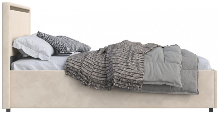 Кровать 140 с подъемным механизмом КРП-431-М-14, Микровелюр Zeekr-3