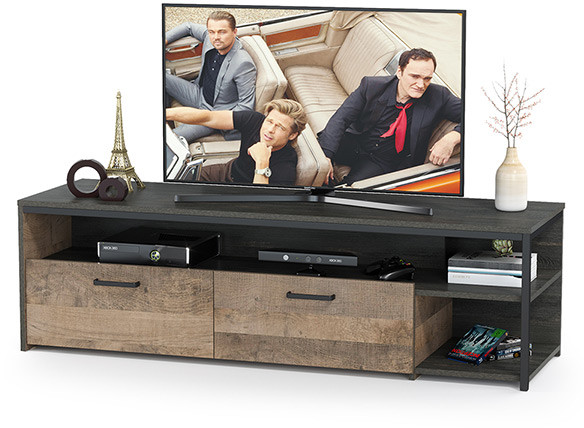 Трувор 13.70 Тумба под ТВ, дуб гранж песочный/интра