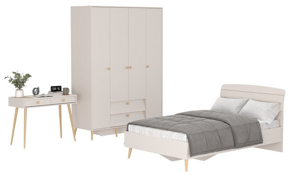 Афина Спальня 14-1200, кашемир серый