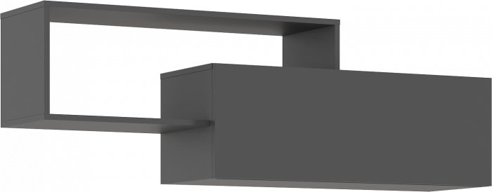 Норд Полка 2-х ярусная (Графит, Графит)