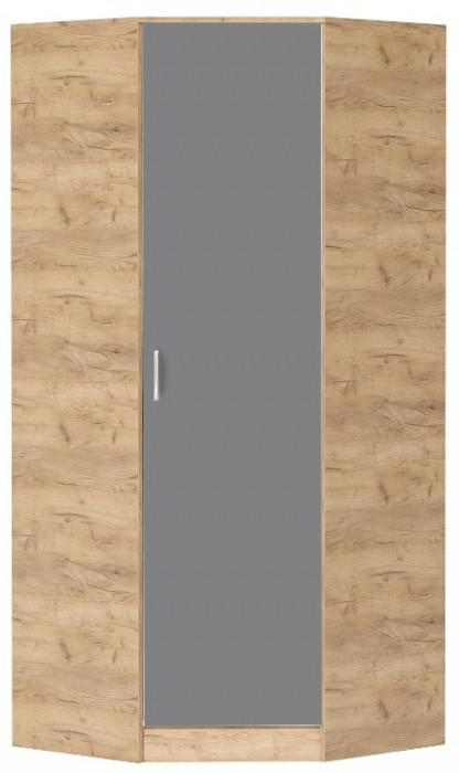 Кэт-7 Шкаф угловой (Крафт золотой / Графит)