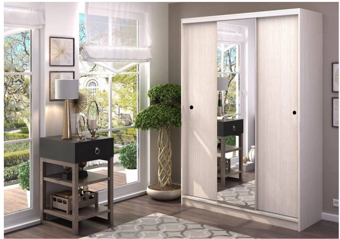 Шкаф-купе Альянс 1500 (Сандал светлый)