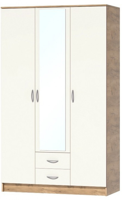Модульная спальня Кэт-7 (композиция 6) (Крафт золотой / Миндаль)