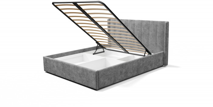 Кровать с подъемным механизмом Версаль КР-13 (1,4м), Хром