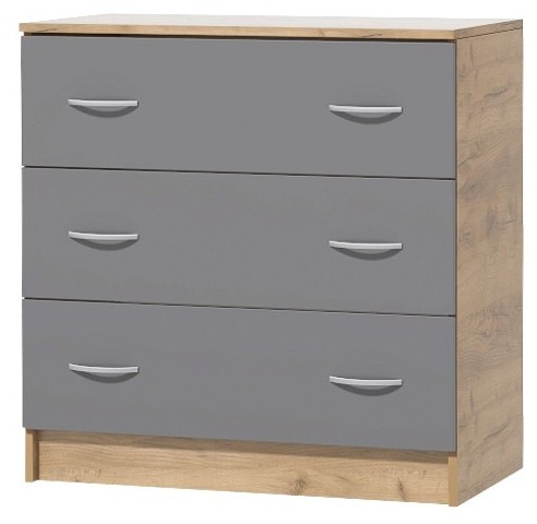 Кэт-7 Комод (Крафт золотой / Графит)