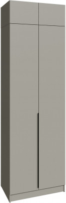 Шкаф 0,8 с антресолью Мадрид, Мокко