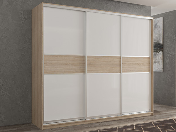 Шкаф-купе Кааппи 11 Сонома Светлый 180х45х230 см