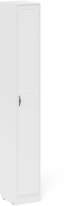 Прихожая П-6 Компоновка № 21, белая шагрень/фасады МДФ белое дерево фрезеровка прованс