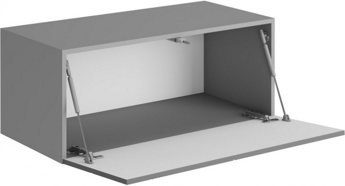 ГРАНЖ Тумба ТМ-002 (Д.900, подвесная) (Серый шифер / Графит софт)