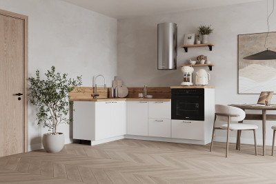 КГ Угловой 1500*2100 (без пм) , Белый софт матовый  Арника РМ в.3