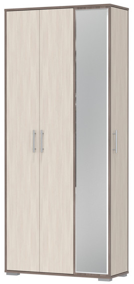 Прихожая 2-3421бод.тем/св Домино-мини, бодега тёмный/бодега светлый