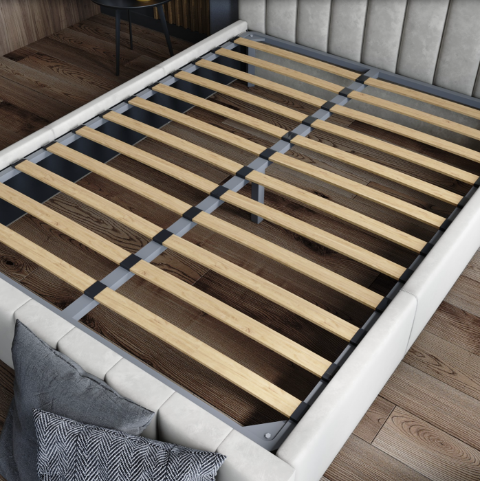 Нега Кровать интерьерная 120 светло-голубой, ортопед