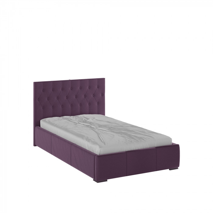 Октавия Кровать интерьерная 120 винный ромб, ортопед