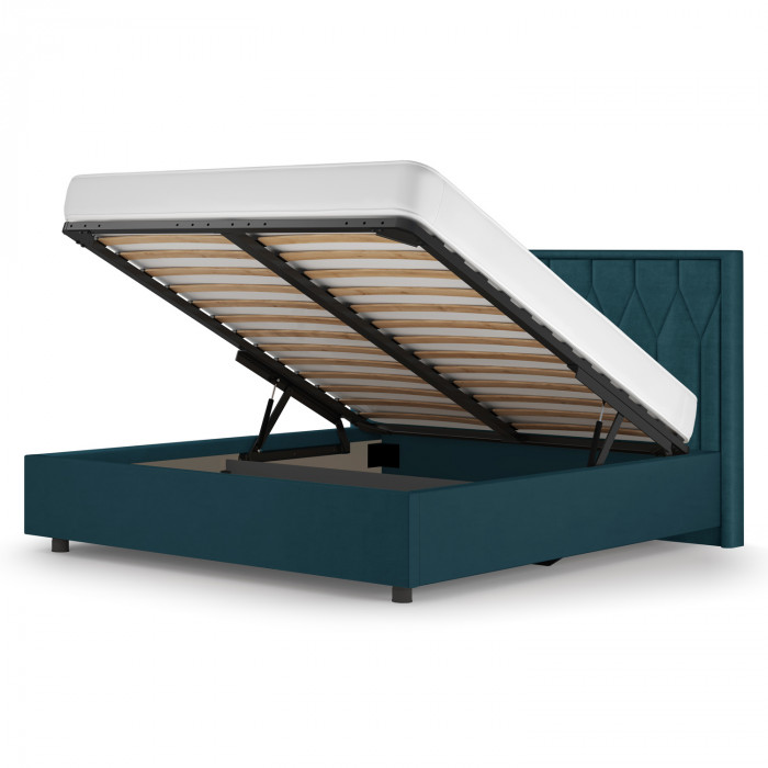 Кровать-10М с подъёмным основанием 1600 ментол