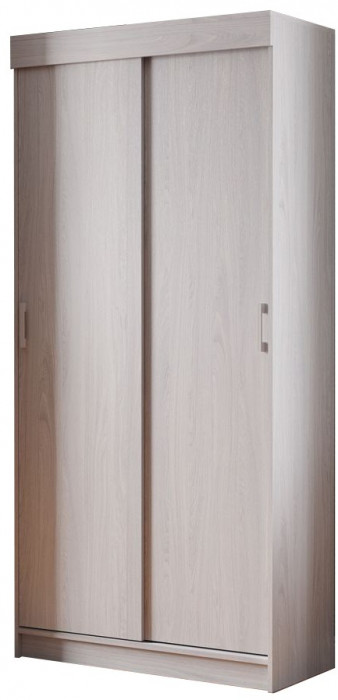 Андрей-Эконом (евро) шкаф-купе (1000*2100*416 мм) анкор светлый