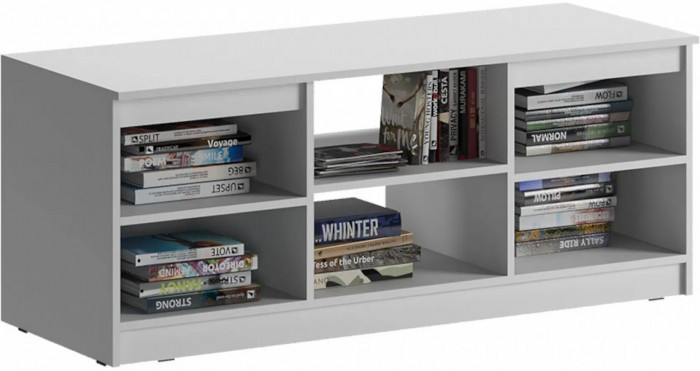 Челси Тумба ТВ (Белый глянец, Дуб Сонома)