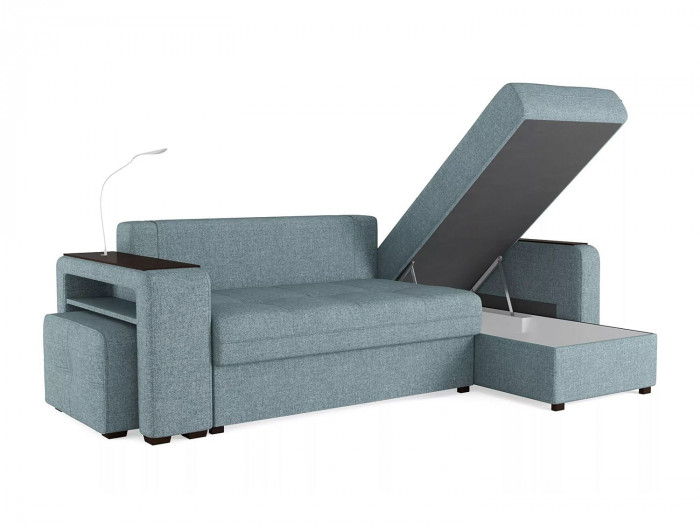 Диван угловой Smart 4 Б4-2Т-1Пф-Б3 Рогожка Sherlock 975