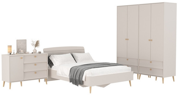 Афина Спальня 18-1400, кашемир серый