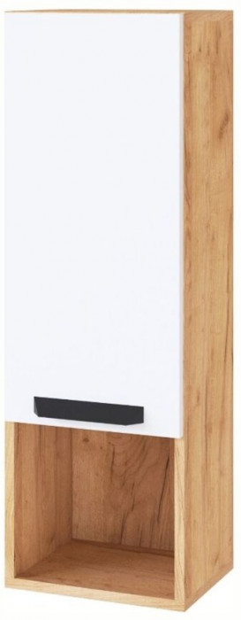 Квартет-13 Пенал-надстройка дуб крафт золотой/белый