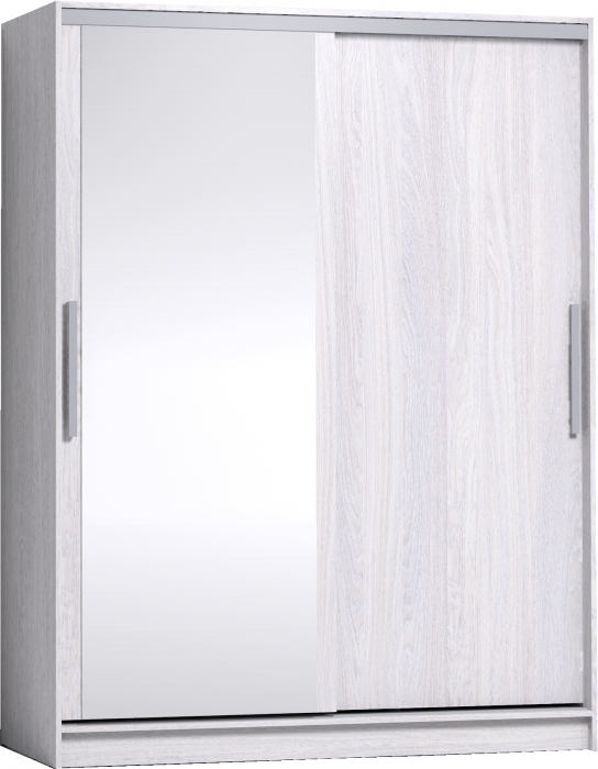Шкаф-купе с зеркалом Strike 1600 Ясень Анкор светлый