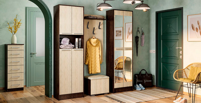 Прихожая "Некст" композиция 1 (Венге/Лоредо)