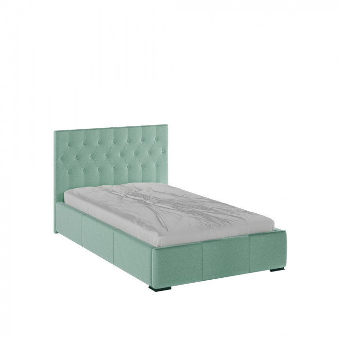 Октавия Кровать интерьерная 120 мятный ромб, ПМ