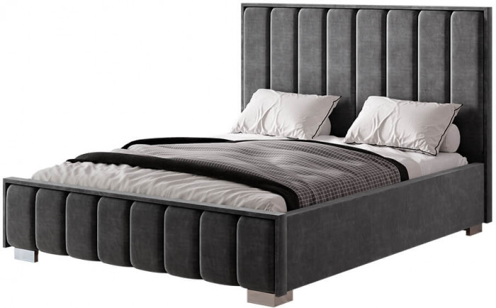 Кровать "Мирабель" КР-16 1,6м под подъемный механизм графит темный
