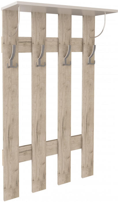 Модульная Прихожая Ямайка, композиция 2, Крафт серый/Кашемир