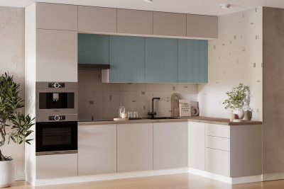 Кухня комплектация №6 Шарли бриз (МФ11)/кашемир