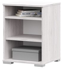 Тумба прикроватная Сальма ТБ 021 (438х582х398) анкор/белый глянец