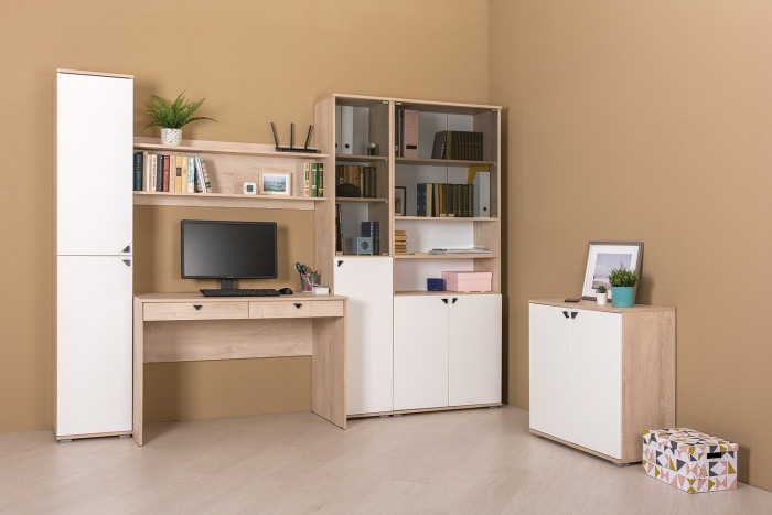 КР100 Бостон № 01, цвет дуб эндгрейн элегантный, 12.69+09.132, ШхГхВ 115,2х57,2х180 см.