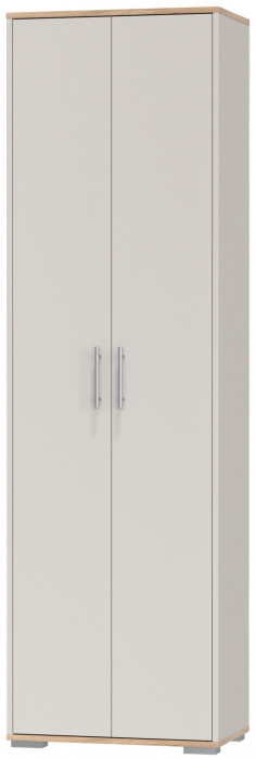 Прихожая 2-3430дкз/к.с Домино - Шкаф для одежды, дуб крафт золотой/кашемир серый