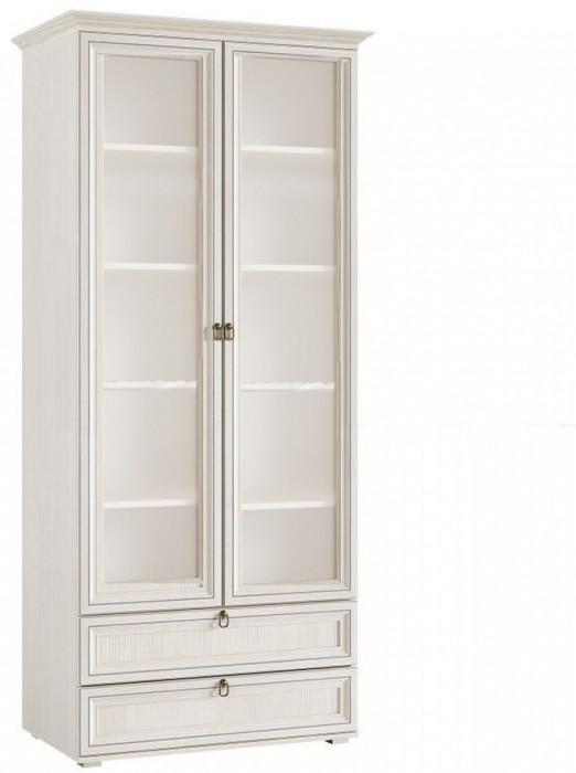 Престиж 2 Шкаф со стеклом, сандал светлый