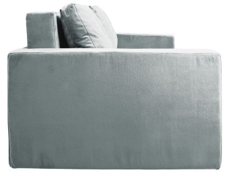 Диван-аккордеон Марс, сп.м. 140х200, велюр серый