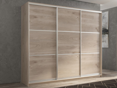 Шкаф-купе Кааппи 4 Кастелло Серый 210х60х230 см