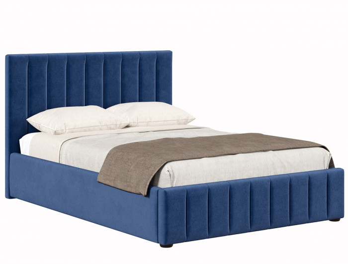 Кровать с подъёмным механизмом 1600 Верона, темно-синий
