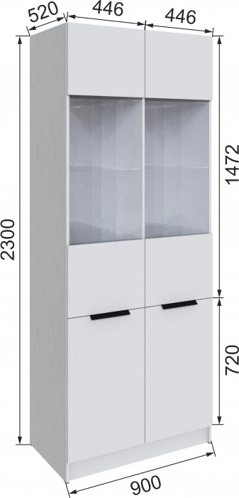 Набор мебели для гостиной "Мадрид", Белый